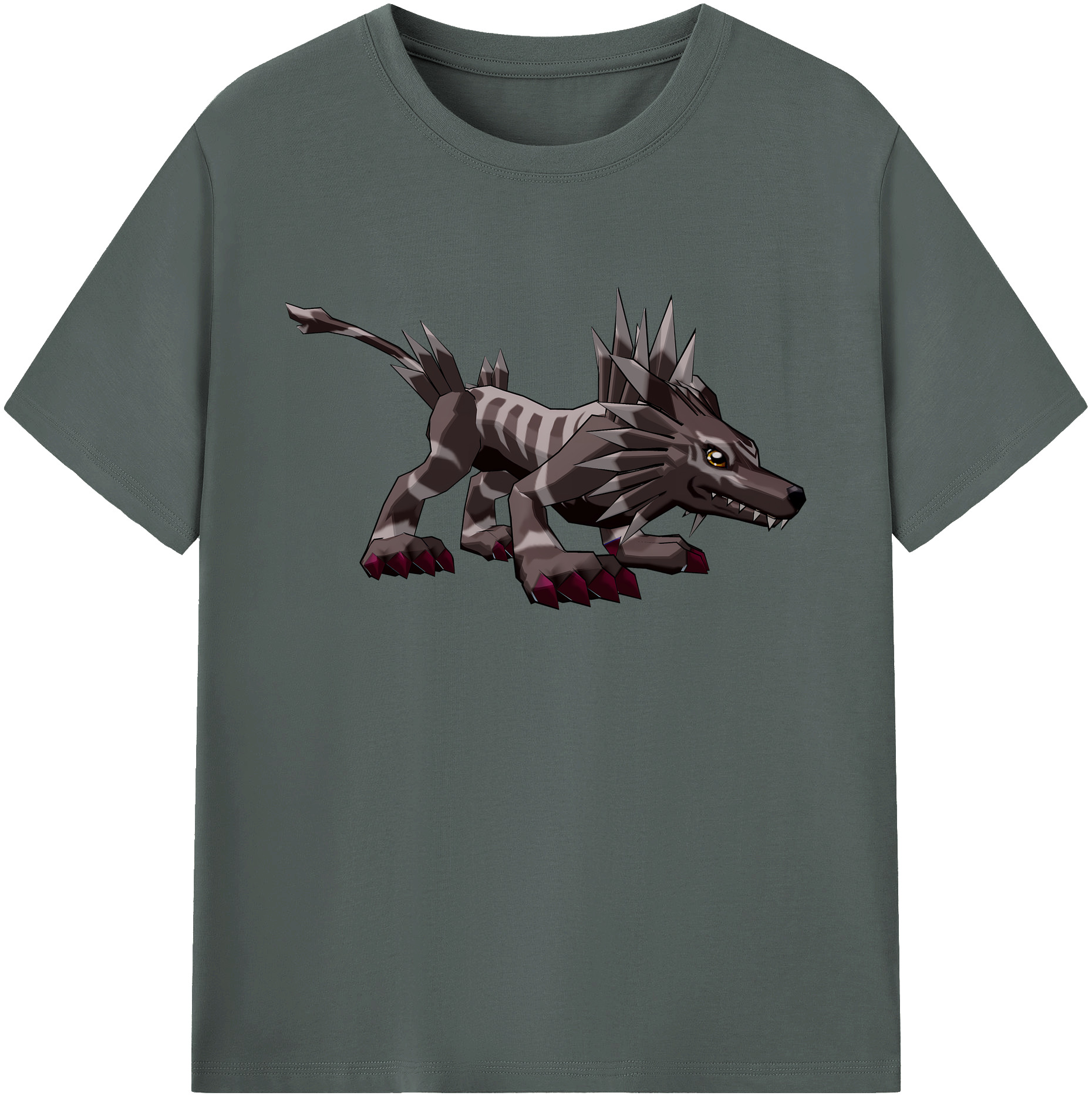 （画像用） Digimon デジタルモンスター/デジモン 綿100％ メンズ半袖Tシャツ｜肌触りやわらか＆通気性